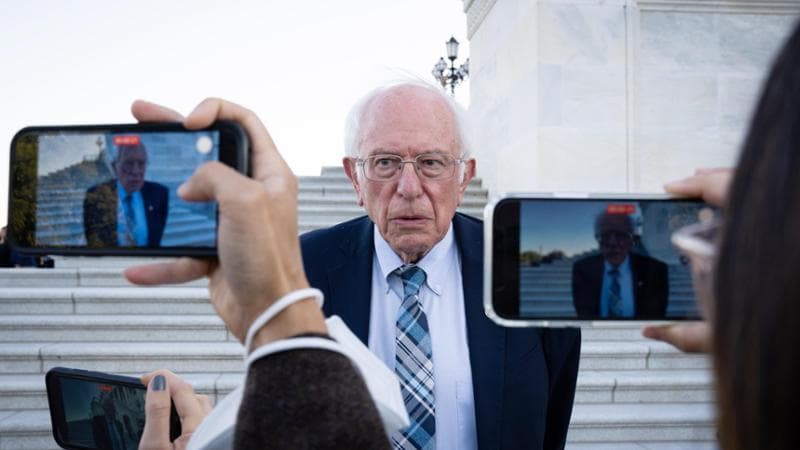 Il senatore Bernie Sanders, 82 anni. The New York Times