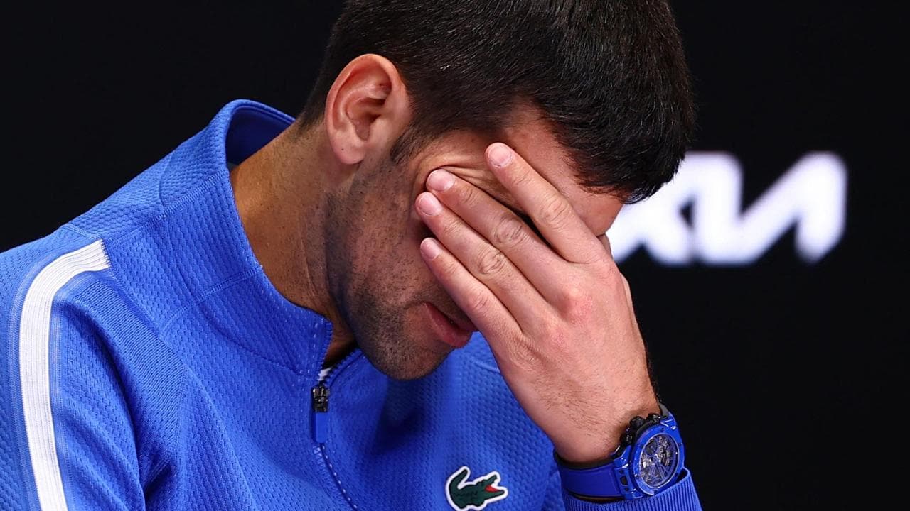Djokovic abbattuto dopo la semifinale persa contro Sinner