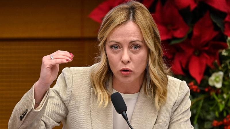La premier Giorgia Meloni