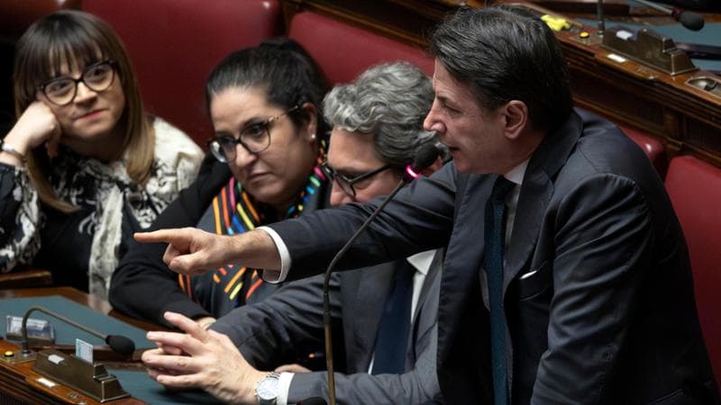 Il presidente del M5S, Giuseppe Conte