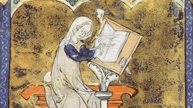Maria di Francia in una miniatura del XIII secolo.
