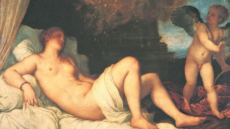 Danae di Tiziano