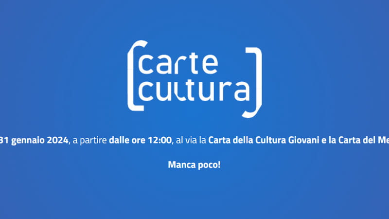 Carte della cultura e del merito, in vigore da oggi. Come chiedere i 500 euro (cumulabili) per mostre, cinema e libri