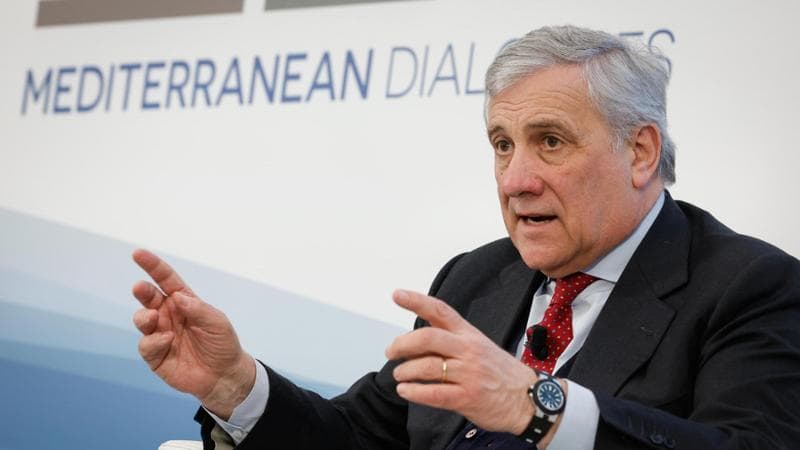 Il ministro degli Esteri, Antonio Tajani