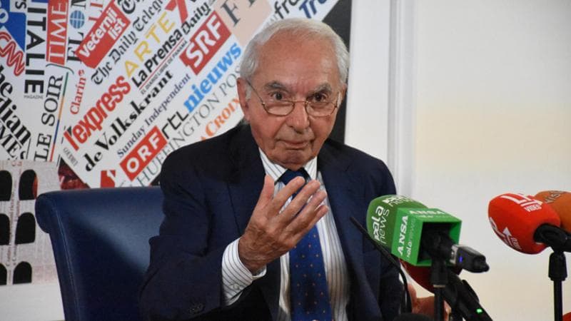 Il presidente emerito della Consulta Giuliano Amato
