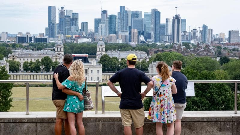 I grattacieli di Canary Wharf a Londra. Getty Images