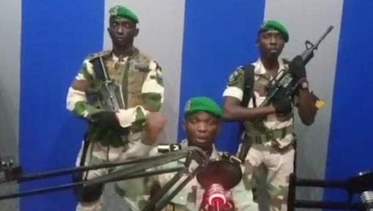 Militari autori del colpo di Stato in Gabon lo scorso agosto