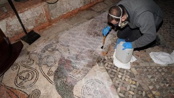 Venezia, camminare sul Paradiso: gli straordinari restauri del pavimento della Basilica di san Marco Foto