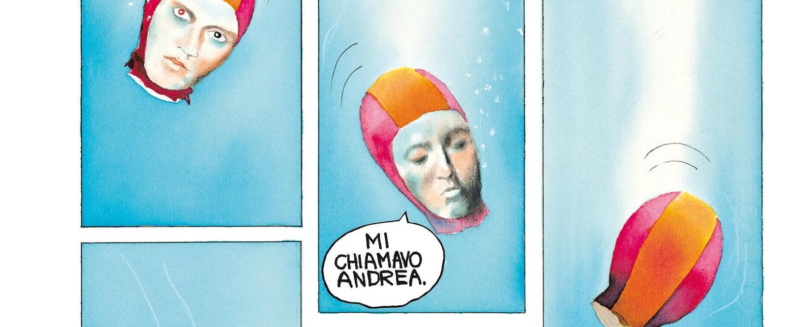 Il demone si rivela un angelo di nome Andrea: Andrea Pazienza.
