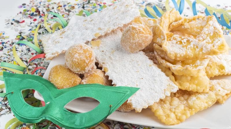 Martedì grasso segna la fine delle abbuffate di Carnevale