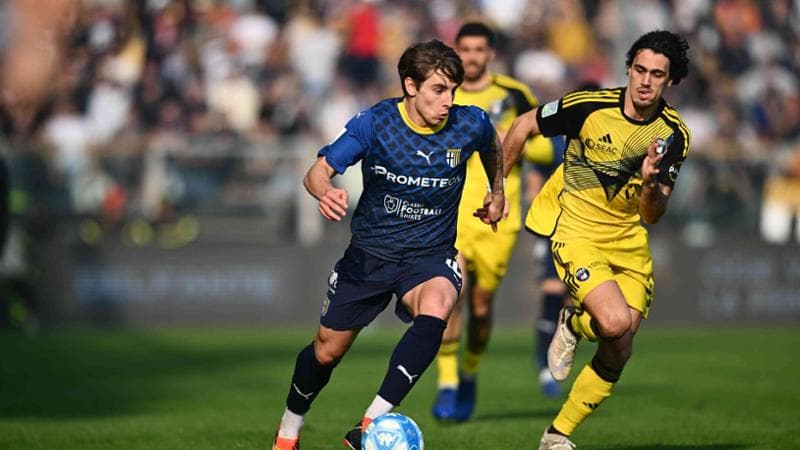 Una fase di Parma-Pisa
