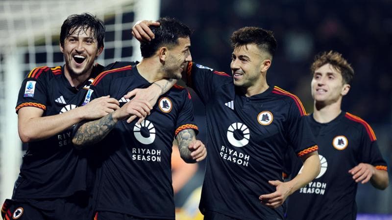 La Roma fa festa a Frosinone