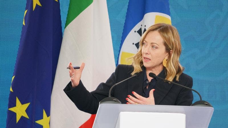 La presidente del Consiglio dei ministri, Giorgia Meloni
