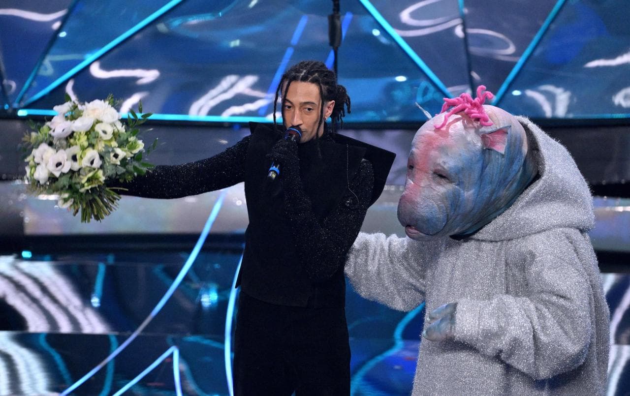Ghali a Sanremo con "l'alieno" Rich