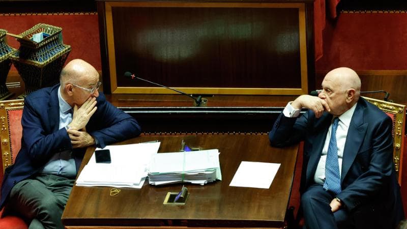 Il viceministro Francesco Paolo Sisto e il ministro Carlo Nordio