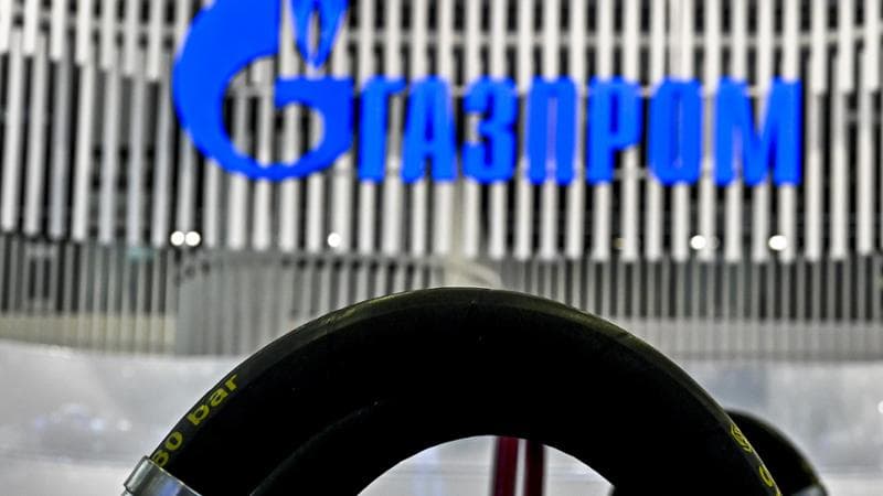 Uno&nbsp;stand di Gazprom&nbsp;
