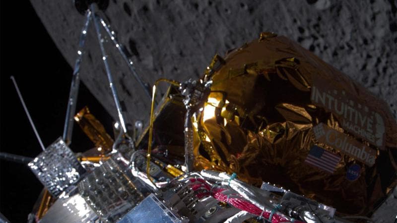 Il lander americano Odysseus è sbarcato sulla luna