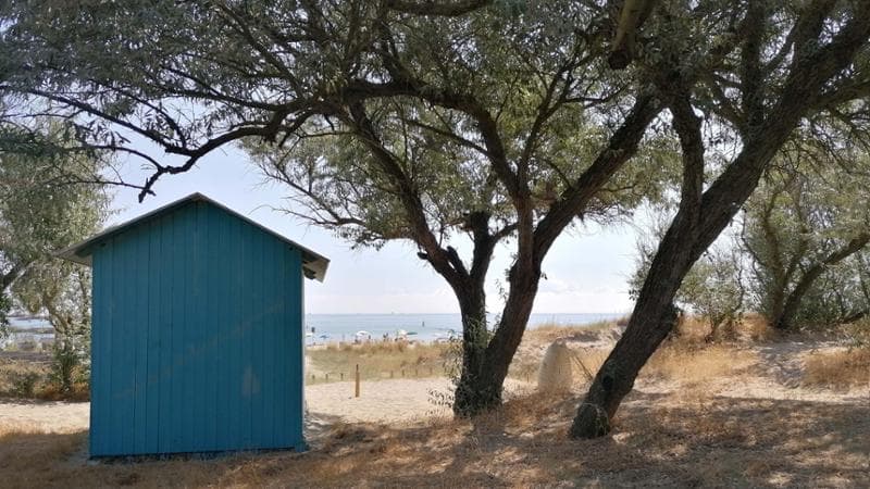 Capanno balneare a Marina di Ravenna. Foto: Francesca Santarella