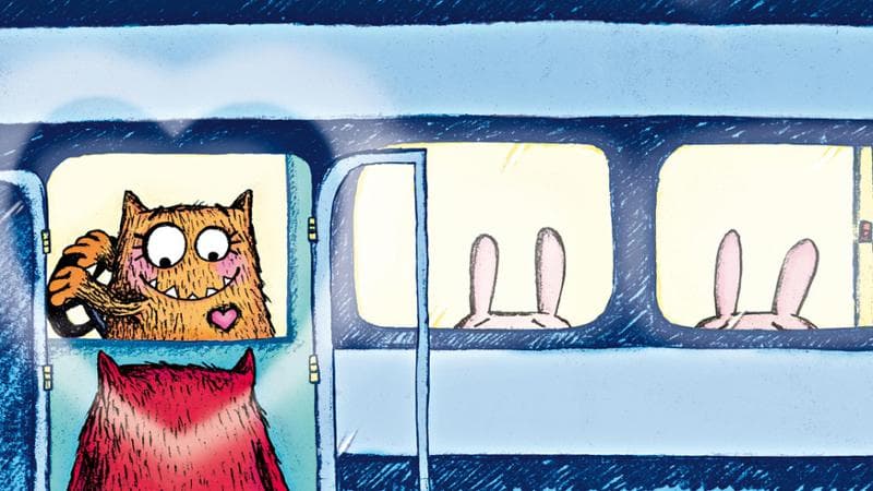 Un'illustrazione da Mostro del cuore di Rachel Bright (Mondadori)
