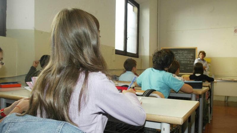 Un0aula di una scuola