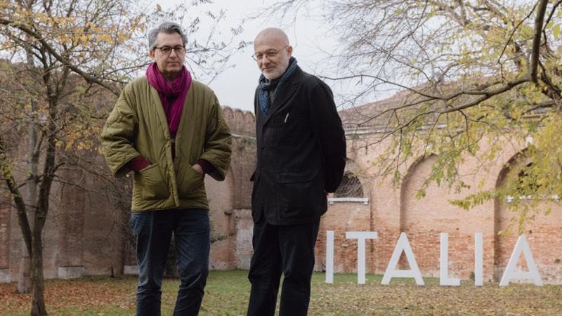 Luca Cerizza e Massimo Bartolini che firmano il padiglione Italia