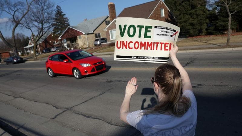 Primarie Usa, in Michigan vincono sia Biden che Trump. Ma al voto monta la protesta per Gaza