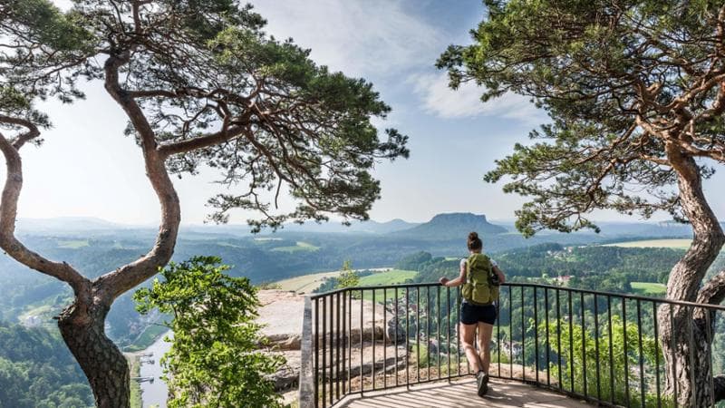 Il paesaggio della Svizzera Sassone (foto Sebastian Thiel)