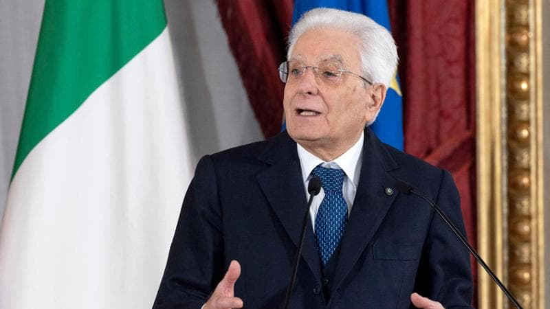 Il presidente Mattarella