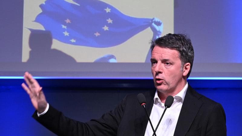 IL leader di Italia viva, Matteo Renzi