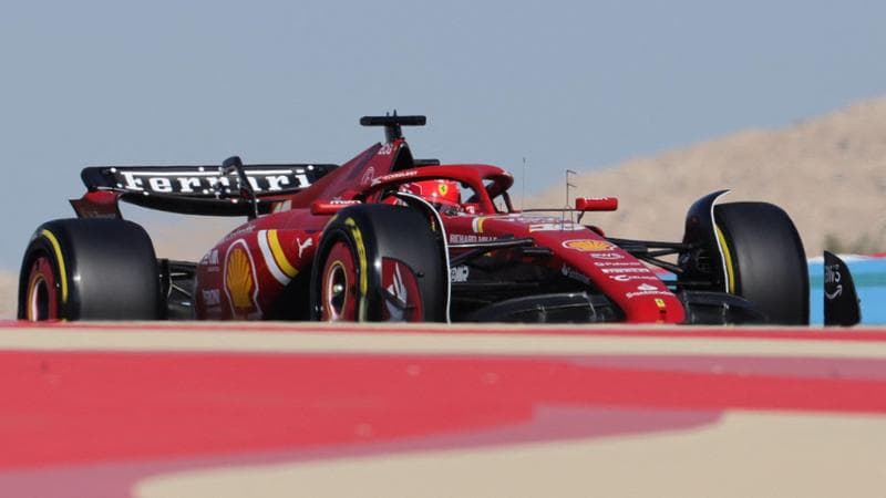 La Ferrari di Leclerc