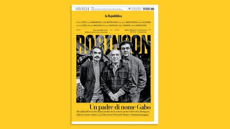 Un padre di nome Gabo. Sul nuovo Robinson