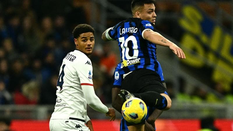 Duello tra Lautaro e De Winter