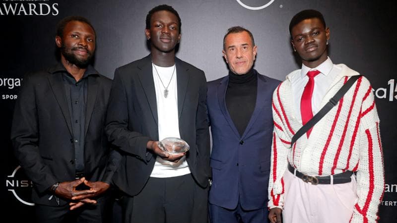 Con i suoi attori a Beverly Hills dove il film è stato premiato con l'AAFCA Award (assegnato dall'associazione critici afroamericani)