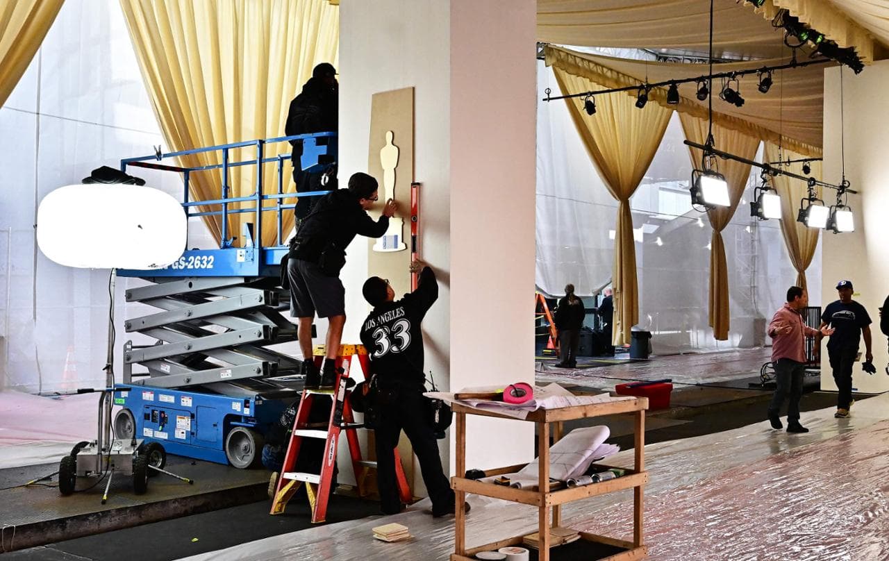 I preparativi in attesa della cerimonia di domenica