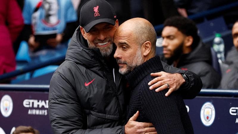 Juergen Klopp e Pep Guardiola