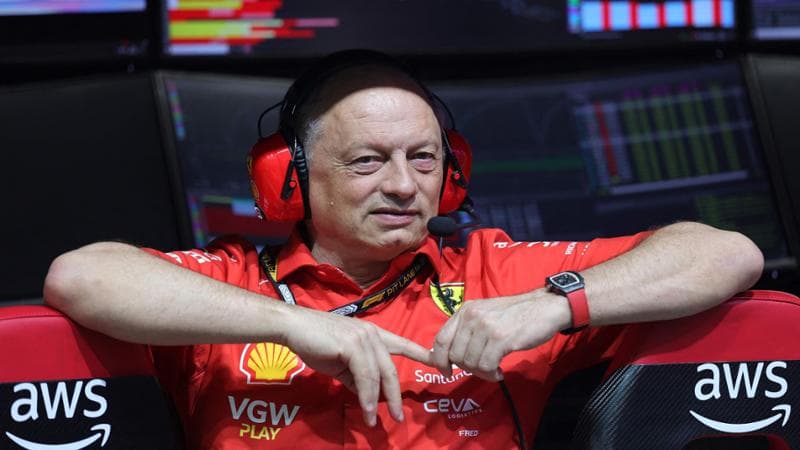 Frederic Vasseur, team principal Ferrari