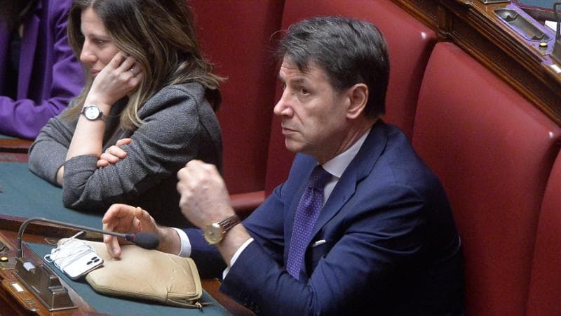 Il presidente del M5S, Giuseppe Conte