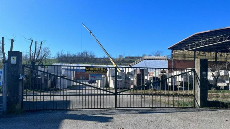 Il cantiere di Carpenedolo (Bs) dov'è morto Andi Rexhepi