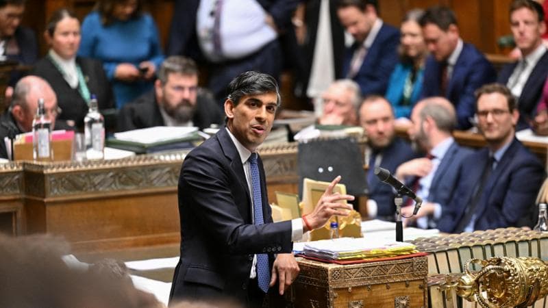 Il primo ministro britannico Rishi Sunak