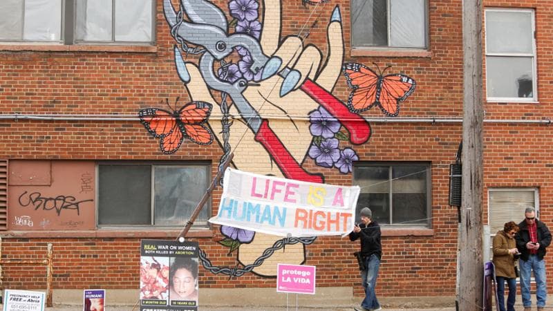 Attivisti anti-aborto in Minnesota