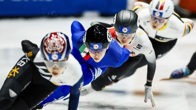 Arianna Fontana ai Mondiali di Rotterdam