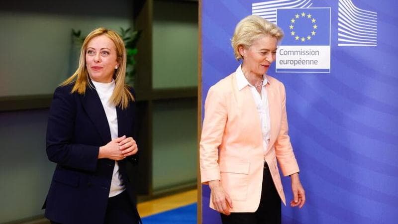 Meloni in Egitto con Von der Leyen, ma il Pd già chiede un voto a Bruxelles per bocciare il patto con Al Sisi