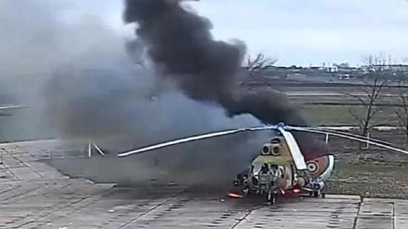Transnistria, la messinscena russa per accusare l’Ucraina: un drone distrugge un vecchio elicottero