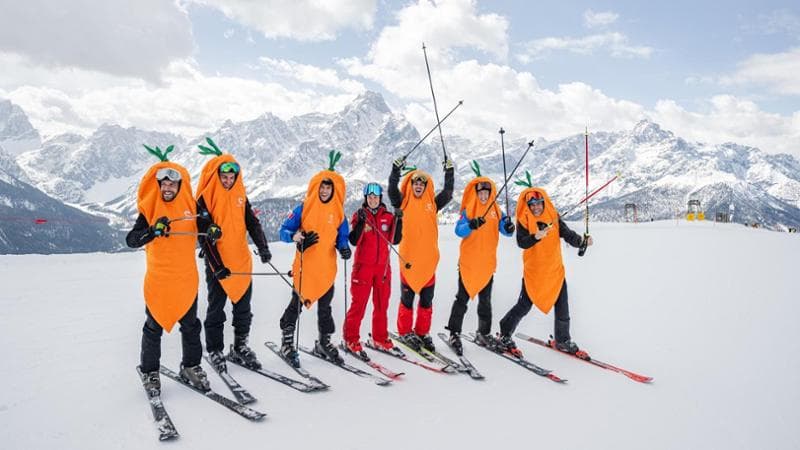 I Carota Boys con Elisabeth "Lee" Egarter (Harald Wisthaler)