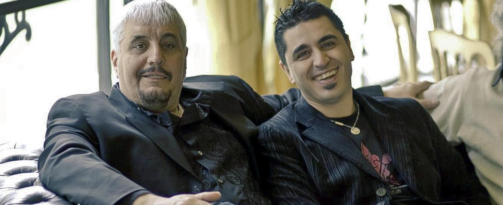 Pino Daniele con il figlio Alessandro