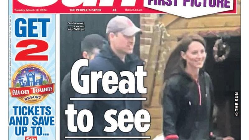 Kate Middleton riappare in pubblico e va a fare la spesa, le prime foto della principessa: “Sembrava felice”