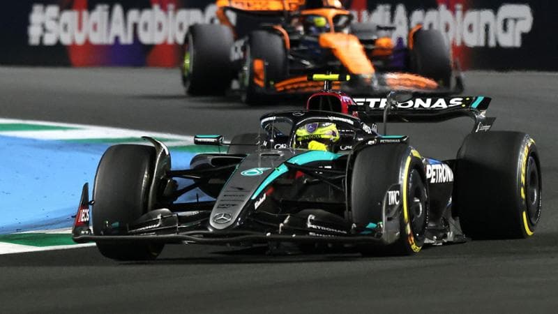 La Mercedes di Lewis Hamilton