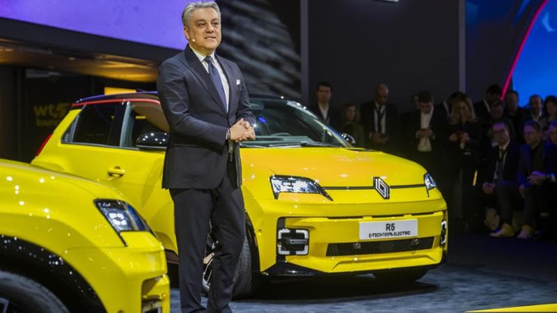 L'amministratore delegato di Renault e presidente di Acea, Luca de Meo