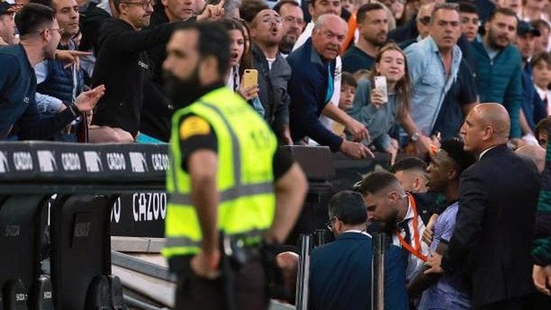 Vinicius Junior al Mestalla di Valencia