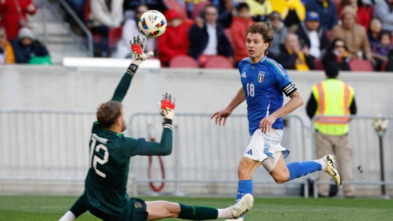 Barella realizza la rete del raddoppio